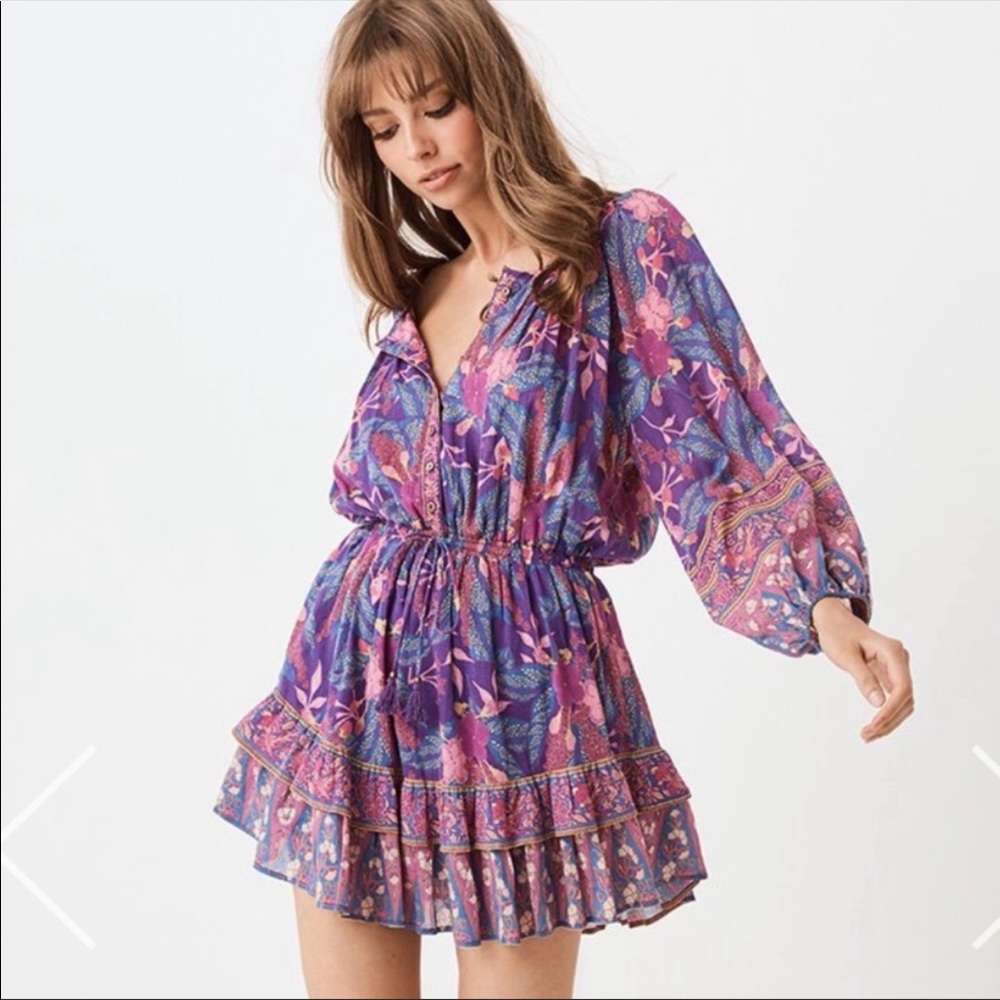 Spell and the gypsy Bianca long sleeve play dress